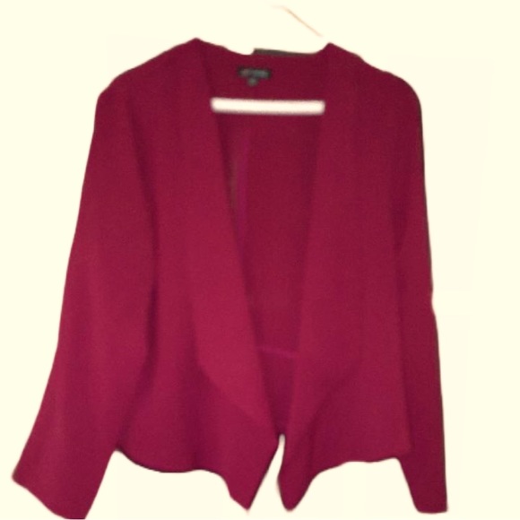 Jackets & Blazers - Classic Draped Open Front Blazer